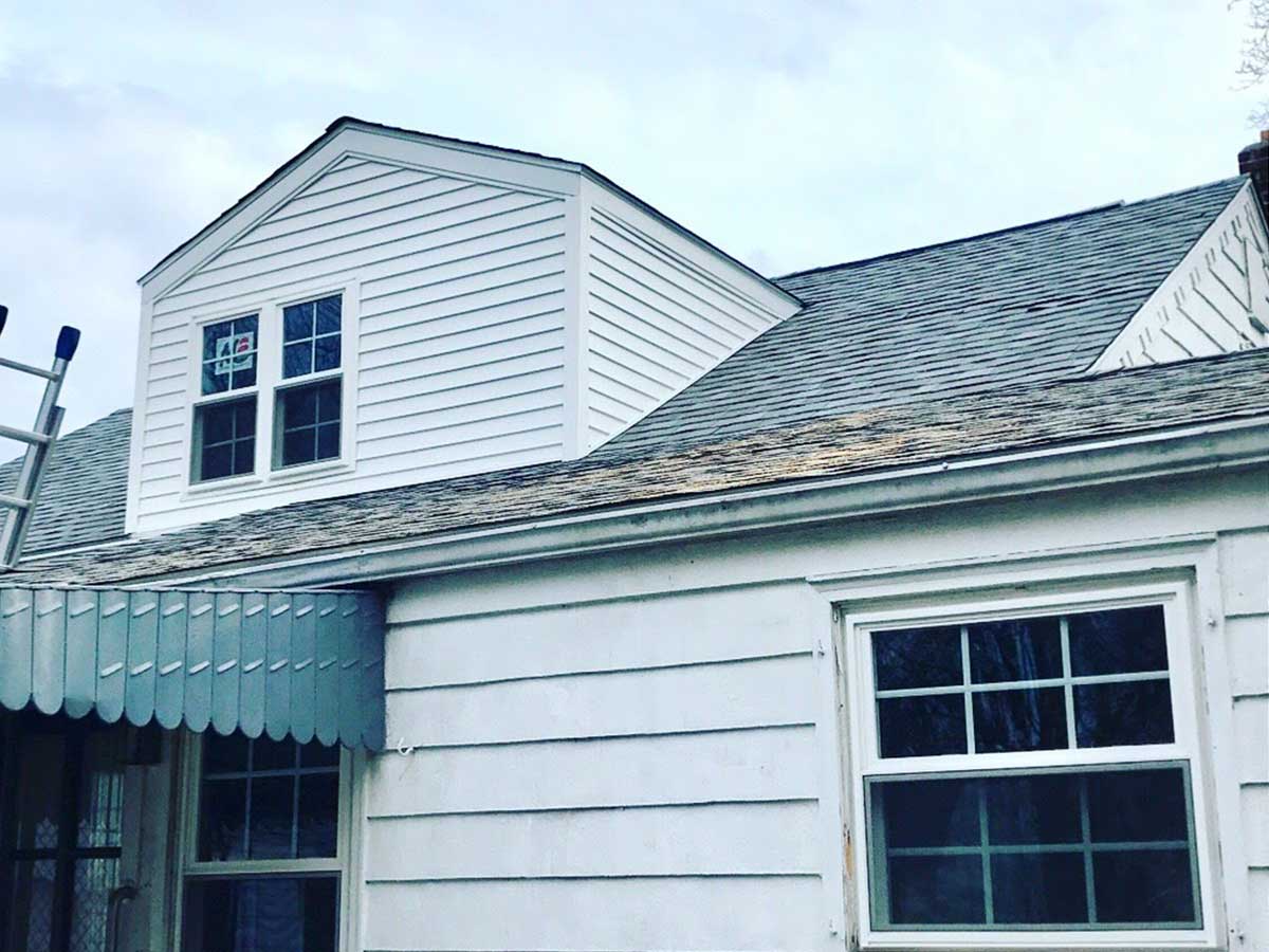 Completed residential roof replacement by J.T. Burke and Sons, West Hartford CT